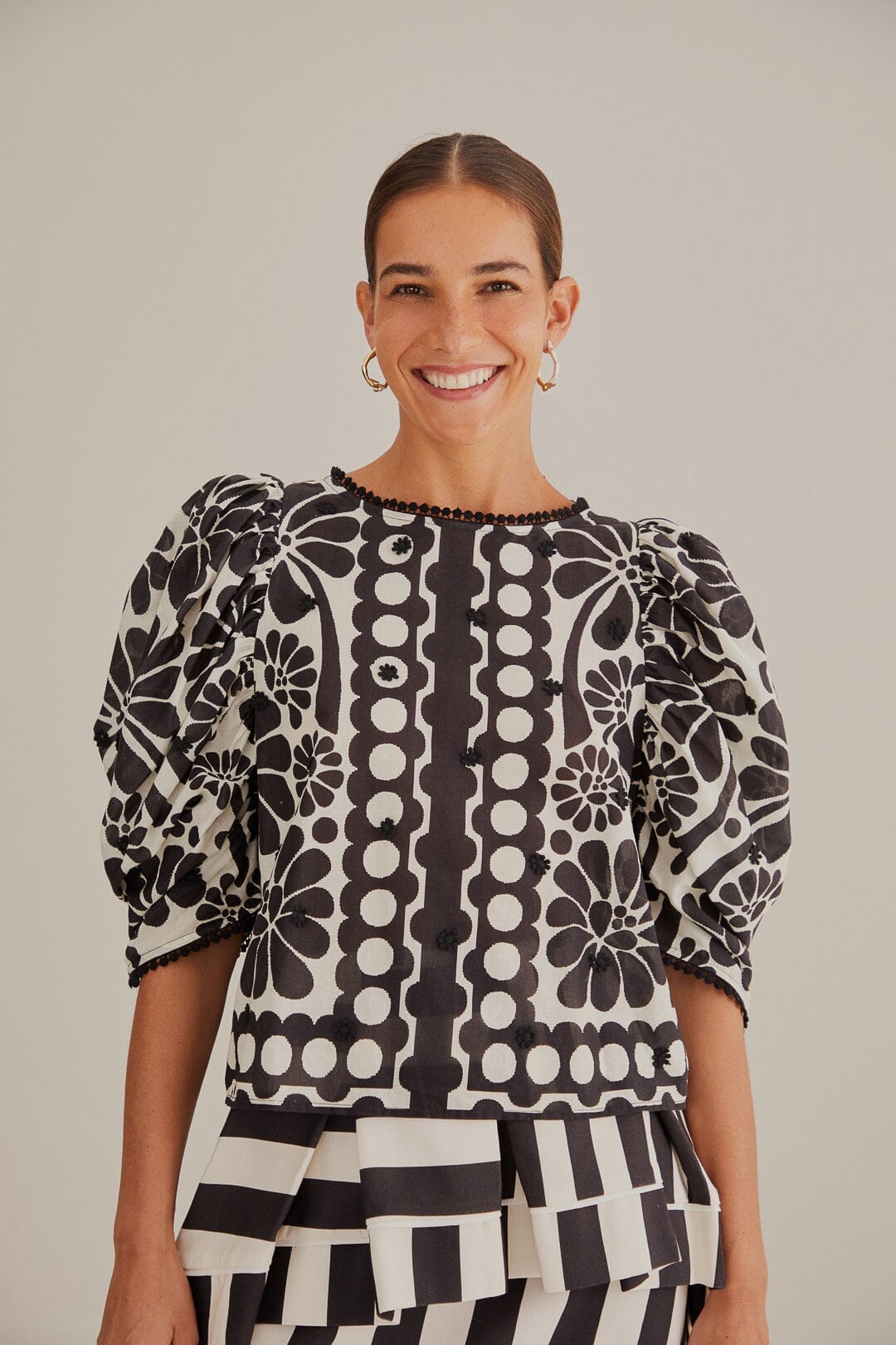 Alamo Blouse - Black main image 0