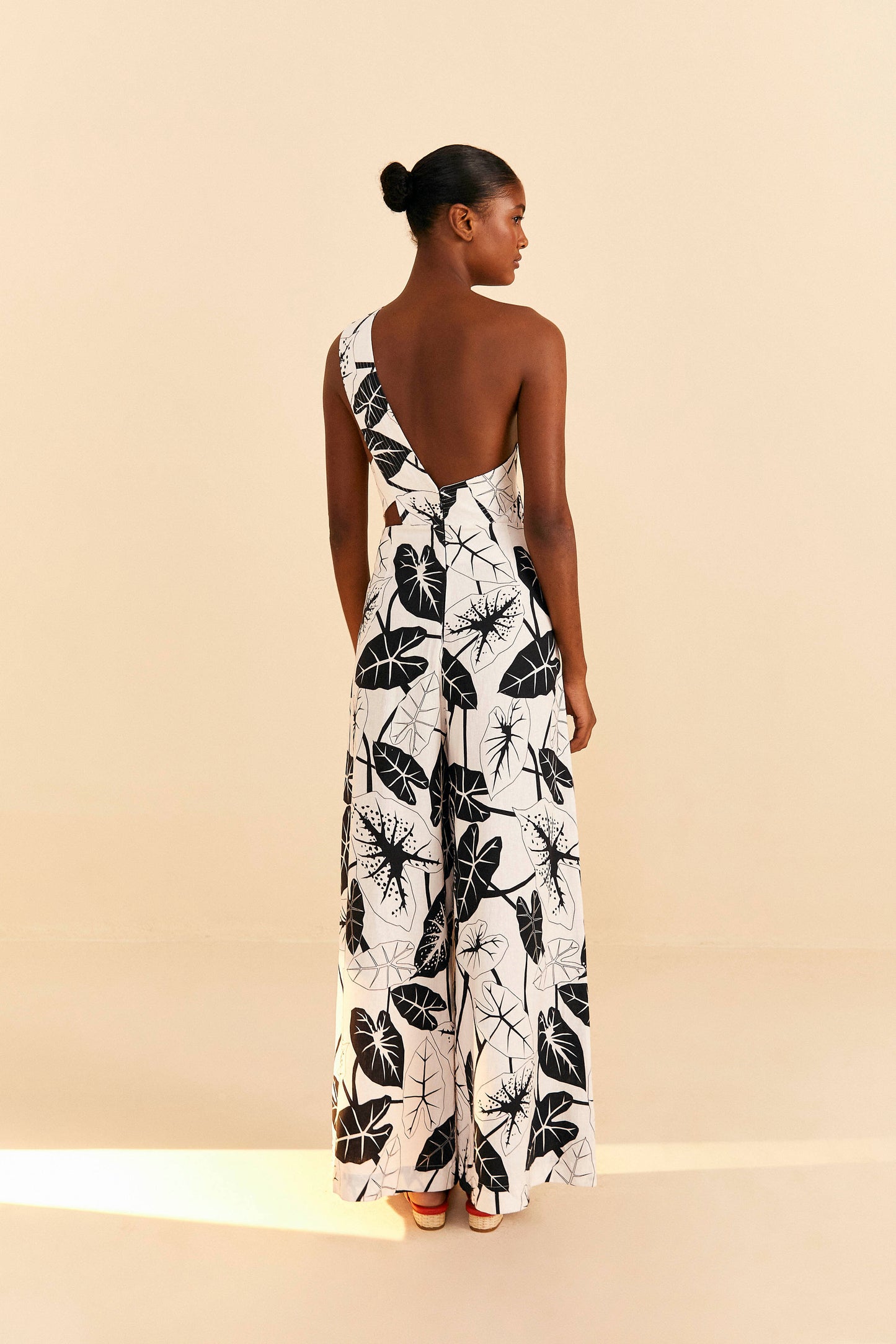 Off-White Graphic Leaves Jumpsuit