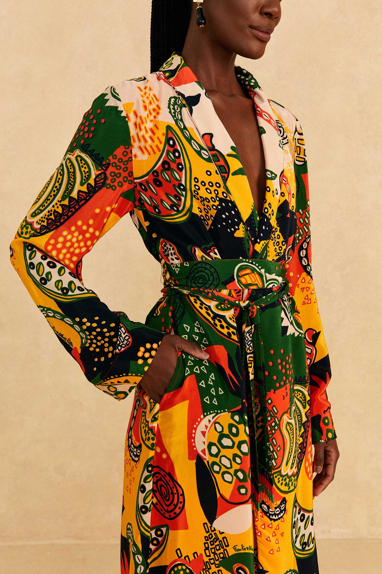 Tropittalist Multicolor Kimono