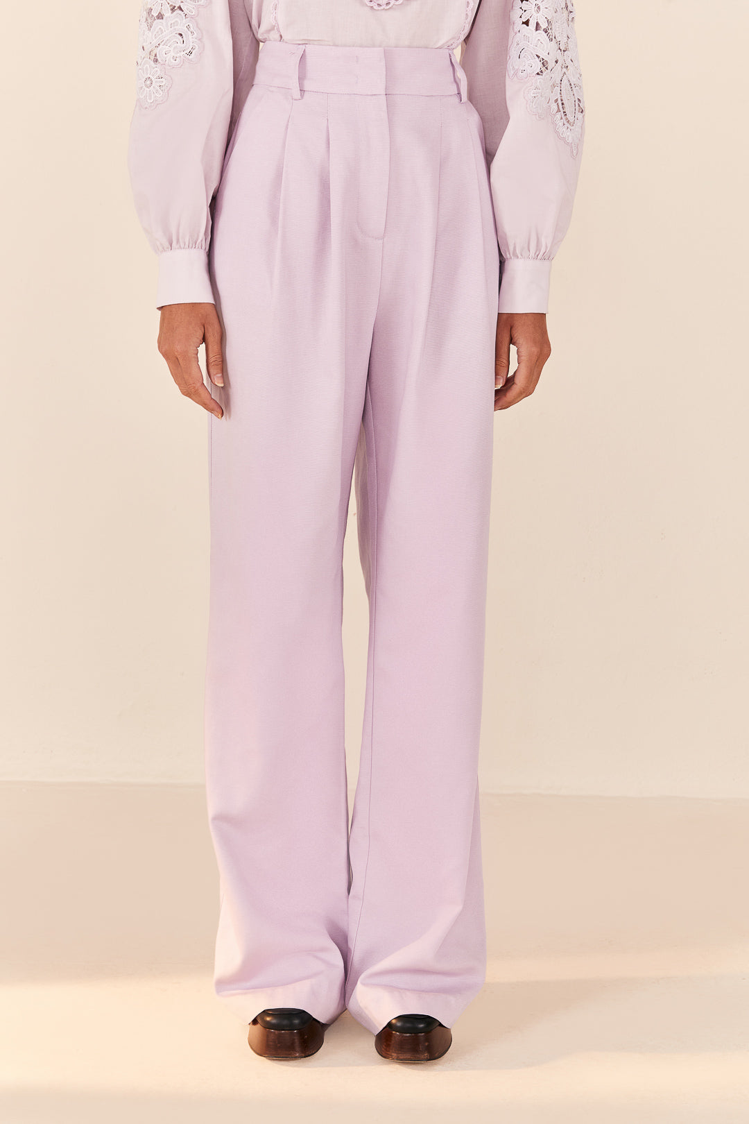 Lilac Low Waisted Pants