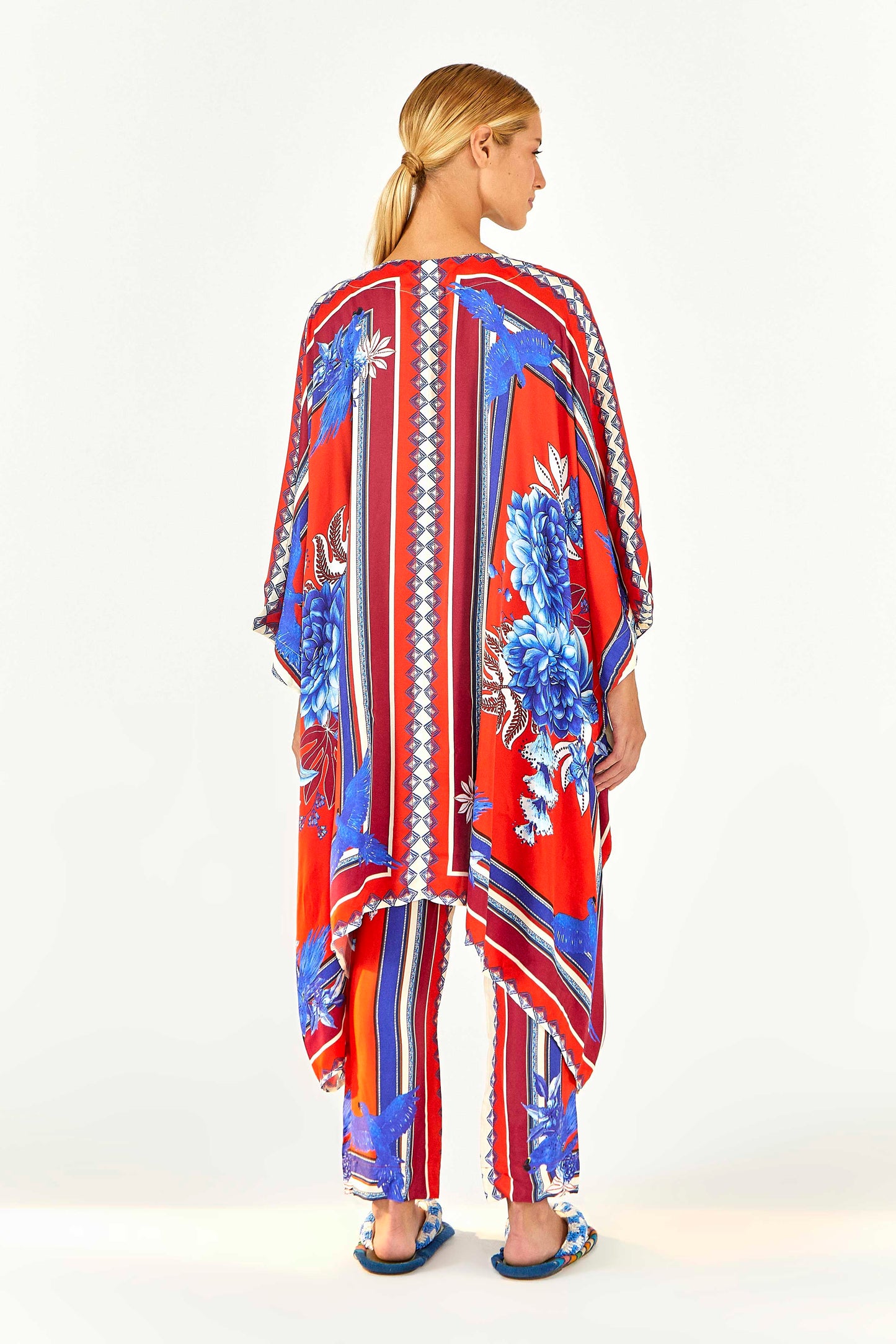 Macaw Scarf Kimono