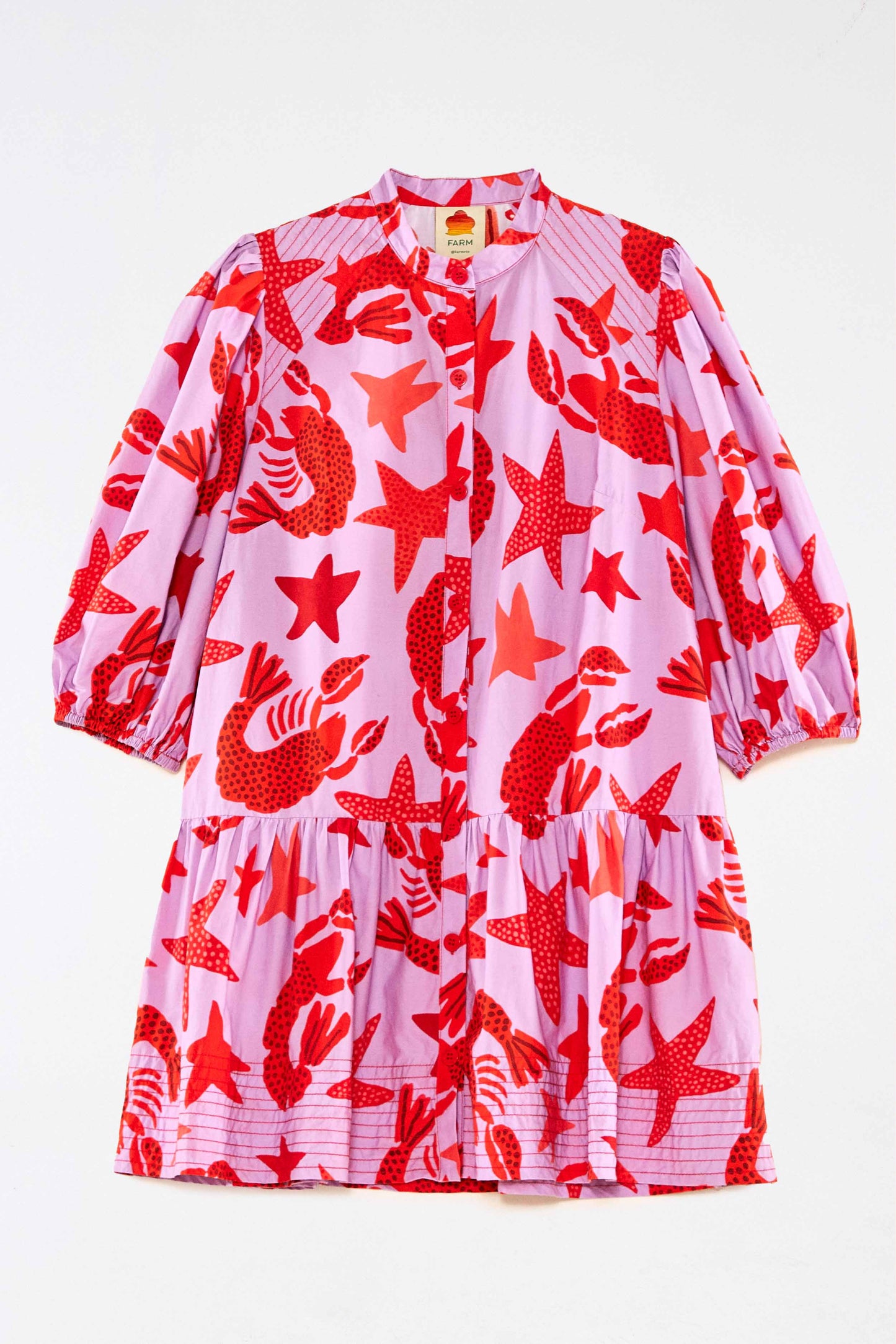 Lobster Sky Mini Dress