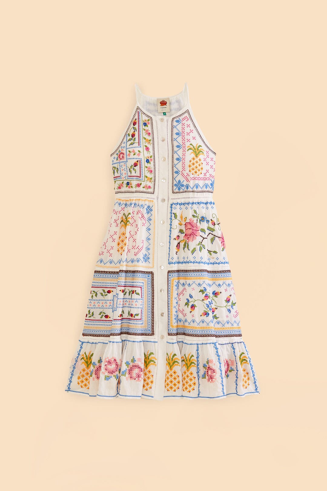 Grandma Gift Embroidered Midi Dress