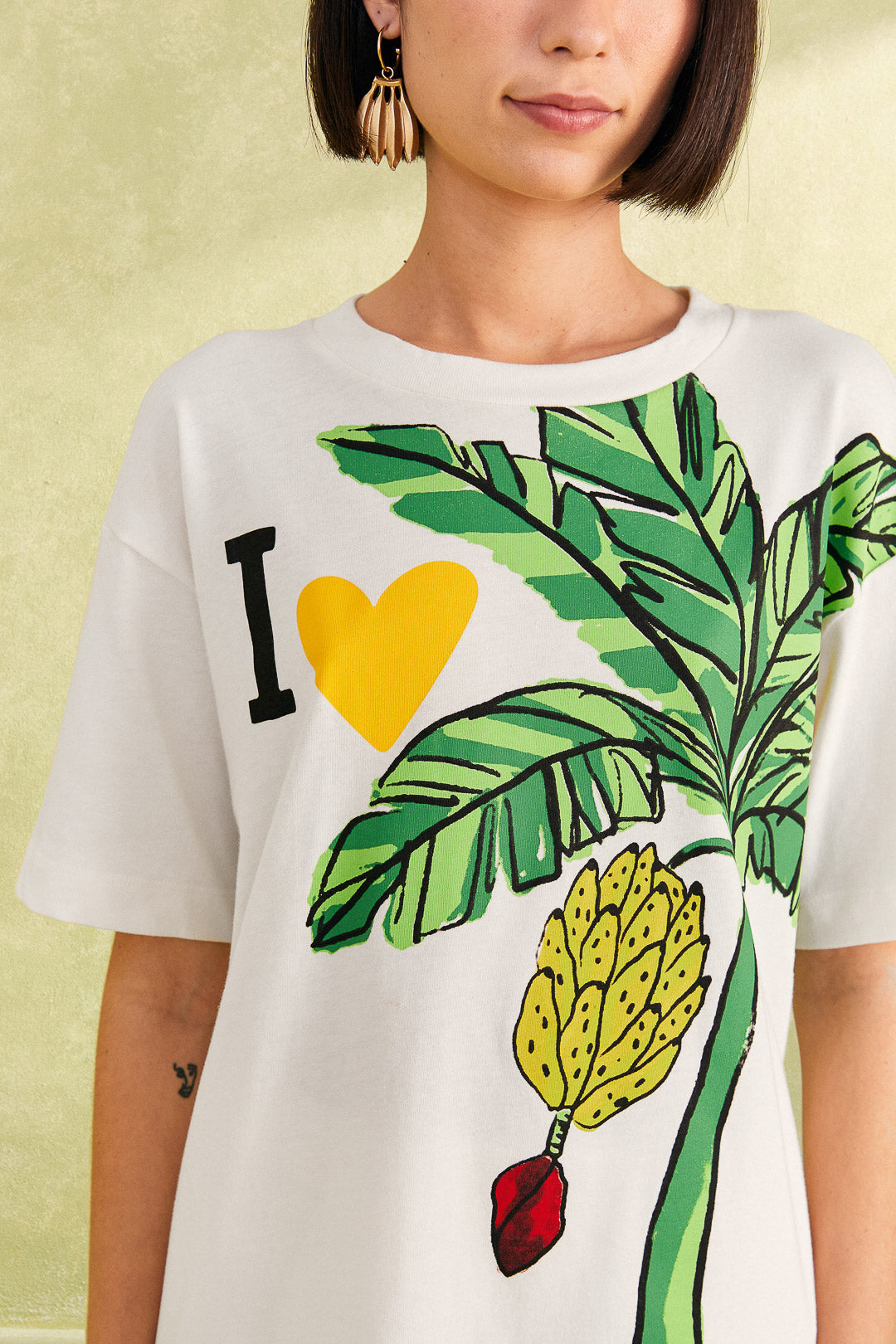I Heart Bananas Organic Cotton T-Shirt
