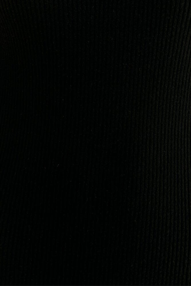 Black Heart Neckline Knit Dress