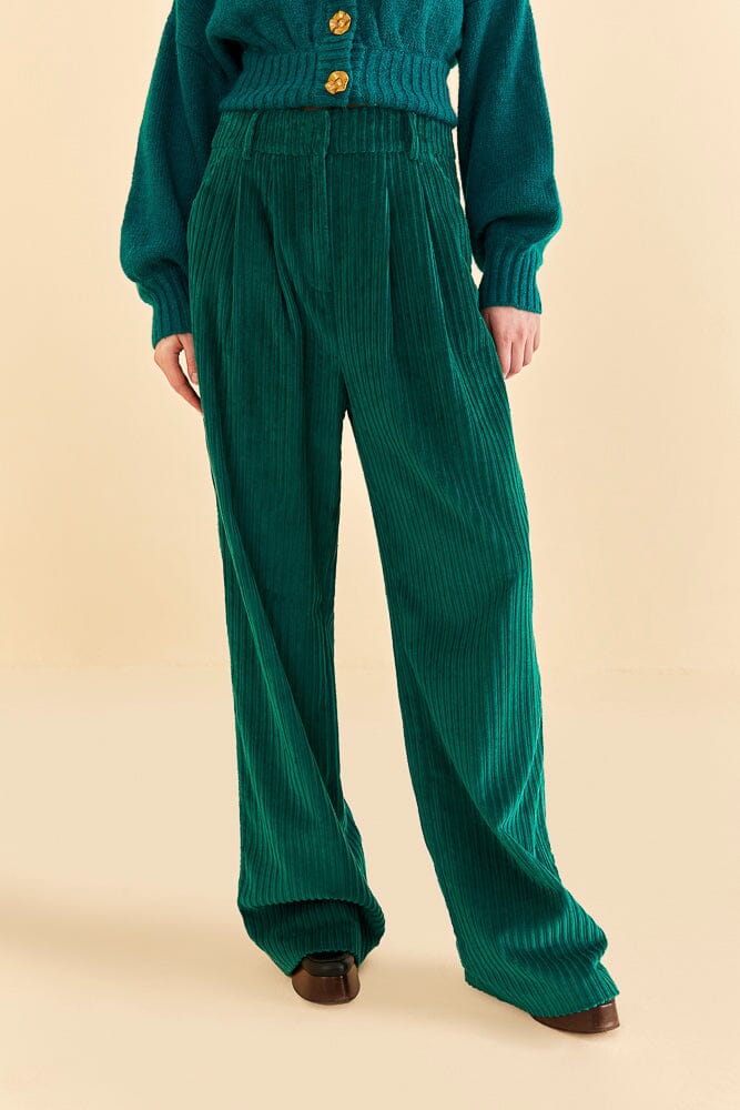 Emerald Corduroy Pants