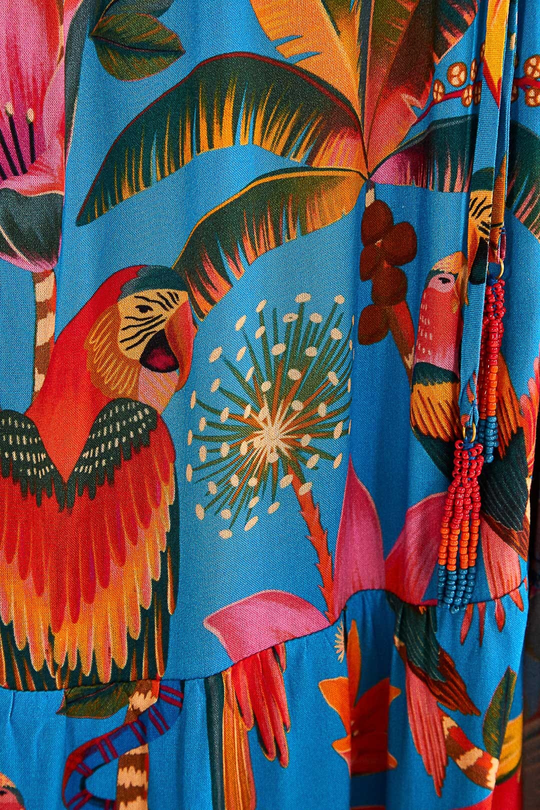 Blue Macaw Party Cover Up