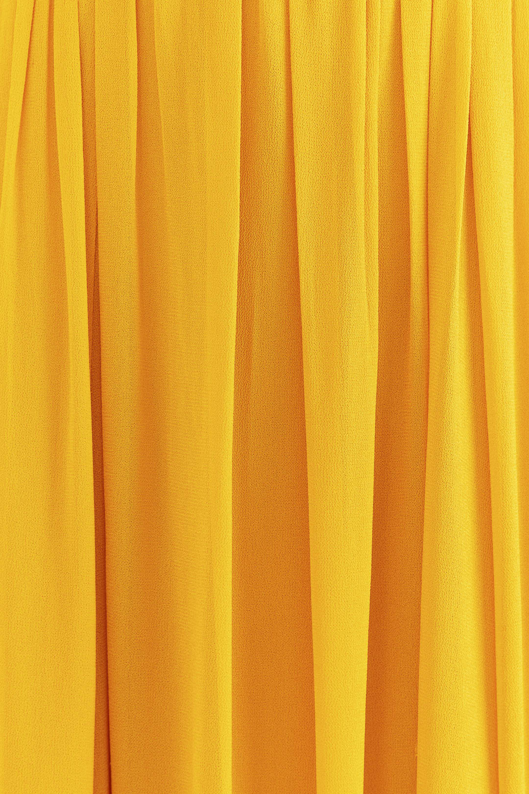 Yellow Sleeveless Maxi Dress With Sun Buckle