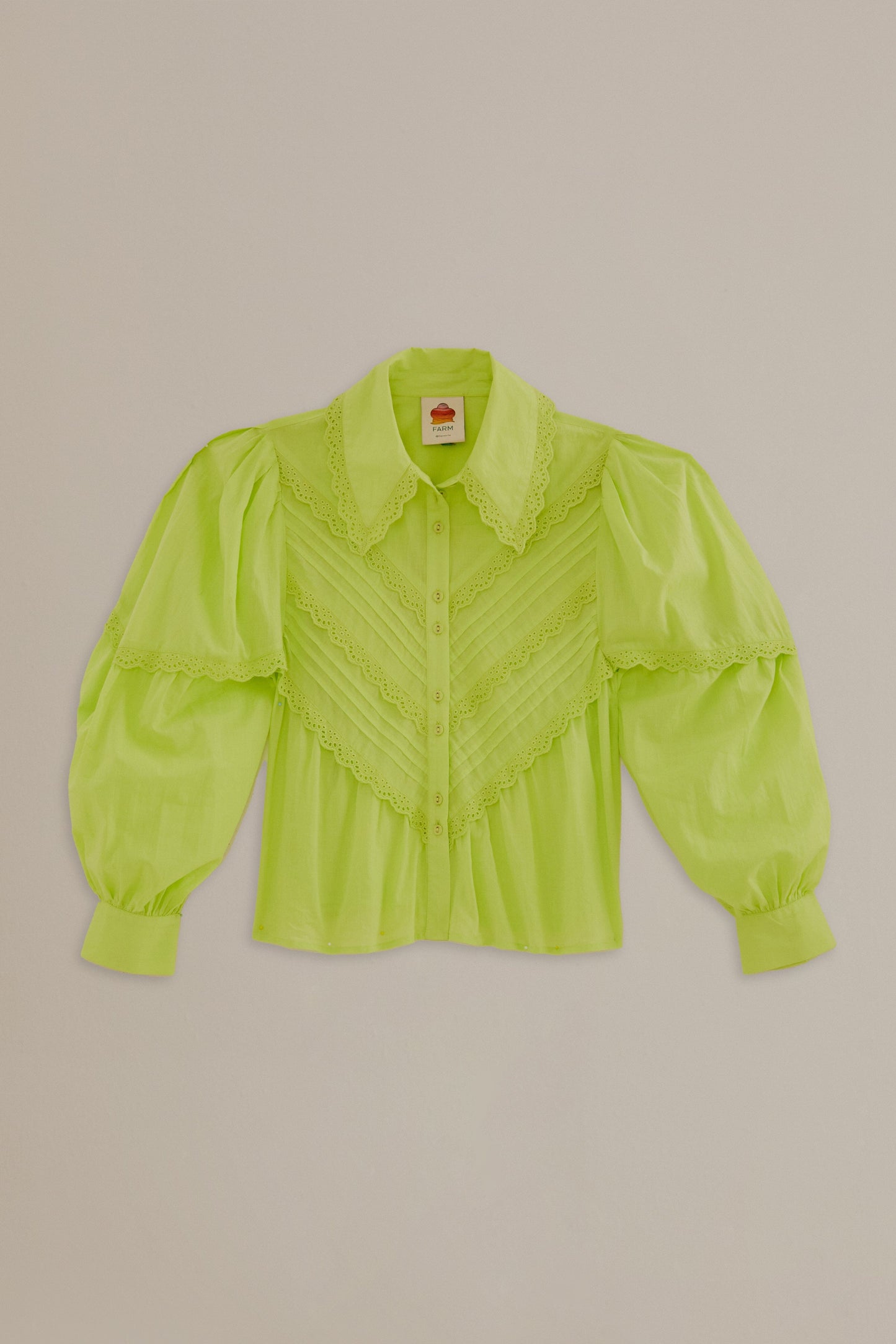 Neon Green Long Sleeve Shirt