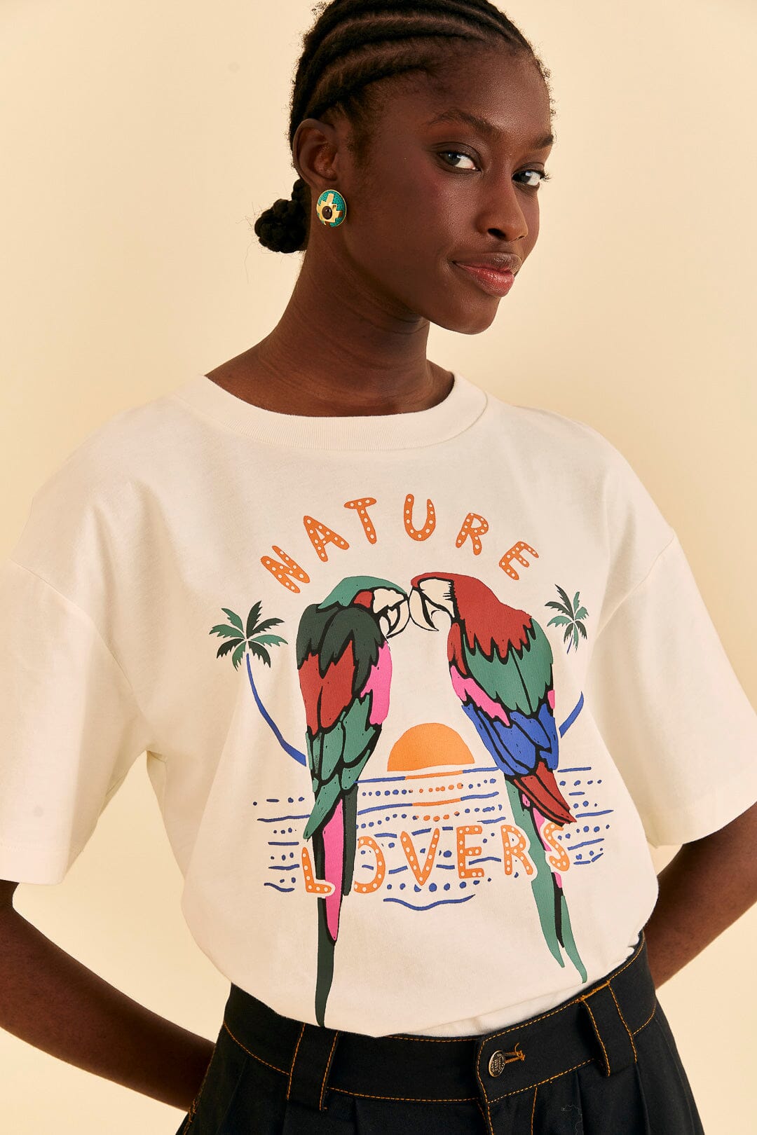 Off-White Nature Lovers Organic Cotton Relaxed T-Shirt