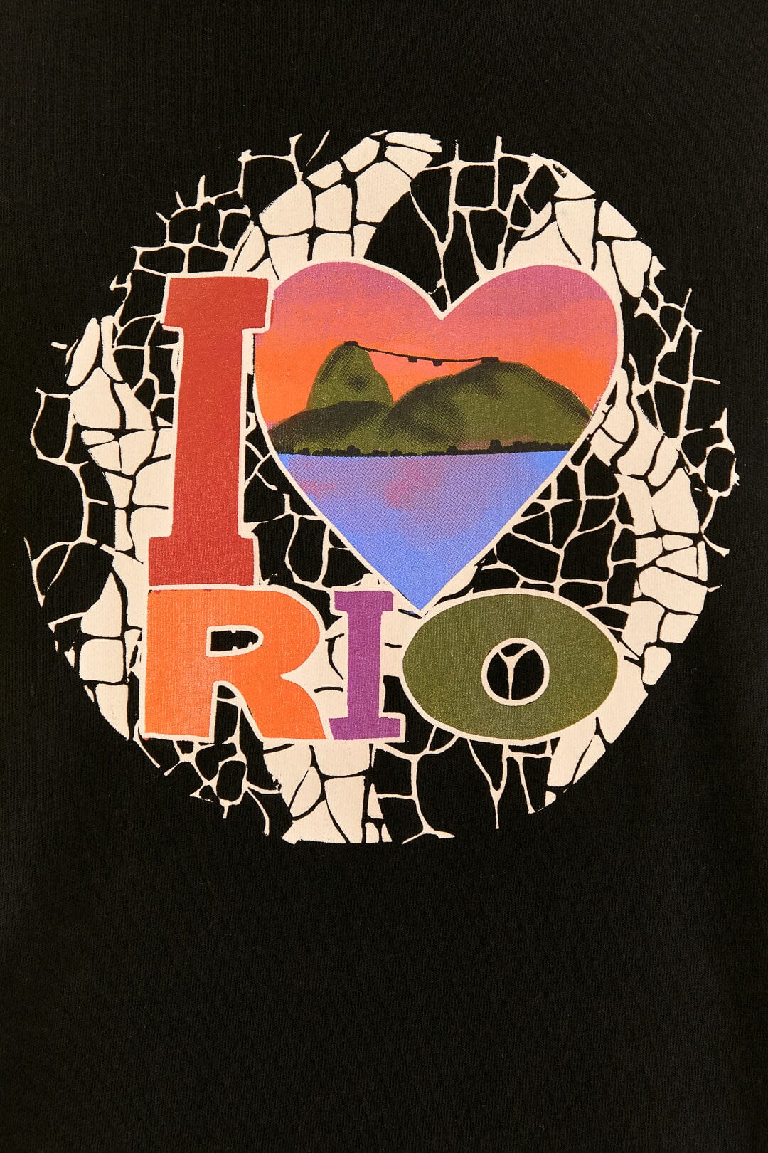 I Love Rio Shoulder Pads Organic Cotton T-Shirt