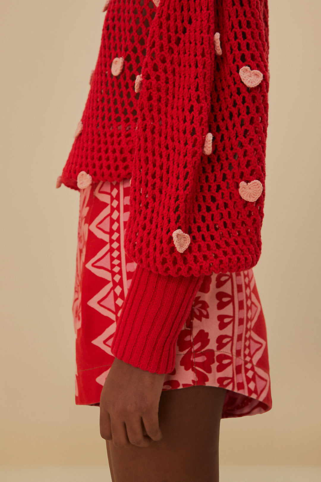 Handmade Hearts Knit Sweater